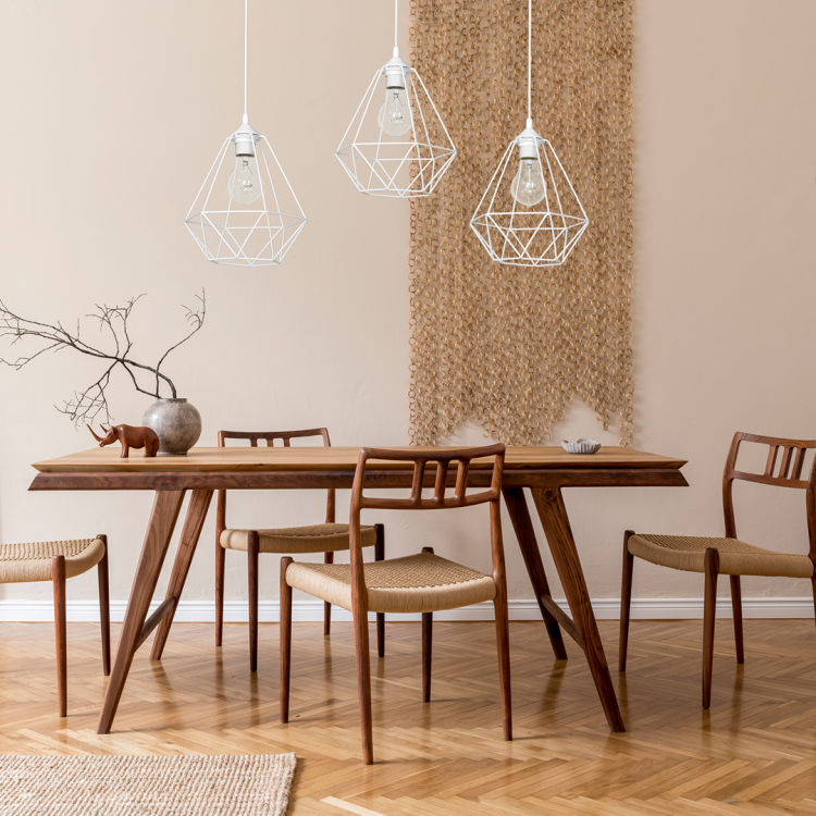 Lampa wisząca BASKET WHITE 3xE27 MLP7213 Milagro