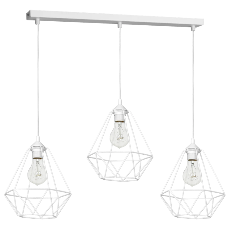 Lampa wisząca BASKET WHITE 3xE27 MLP7213 Milagro