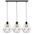 Lampa wisząca BASKET BLACK 3xE27 MLP7215 Milagro