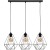 Lampa wisząca BASKET BLACK 3xE27 MLP7215 Milagro