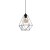 Lampa wisząca BASKET BLACK 3xE27 MLP7215 Milagro