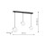 Lampa wisząca SFERA BLACK/CHROME 3xE14 MLP7238 Milagro