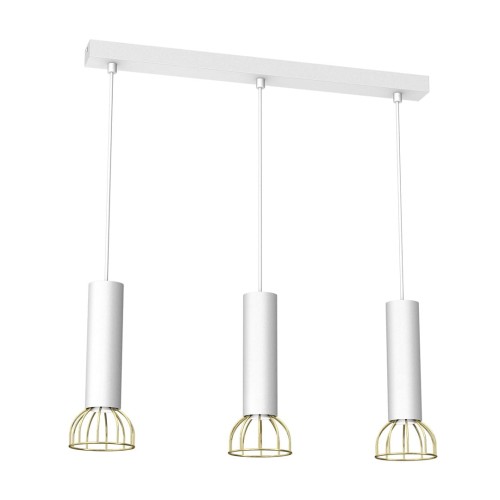 Lampa wisząca DANTE White/Gold 3x mini GU10 MLP7255 Milagro