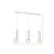 Lampa wisząca DANTE White/Gold 3x mini GU10 MLP7255 Milagro
