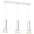 Lampa wisząca DANTE White/Gold 3x mini GU10 MLP7255 Milagro