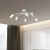 Lampa sufitowa IRIS White/Gold 6x mini GU10 MLP7274 Milagro
