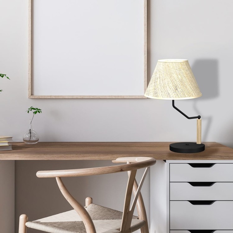 Lampka stołowa ETNA Black 1xE27 MLP7278 Milagro