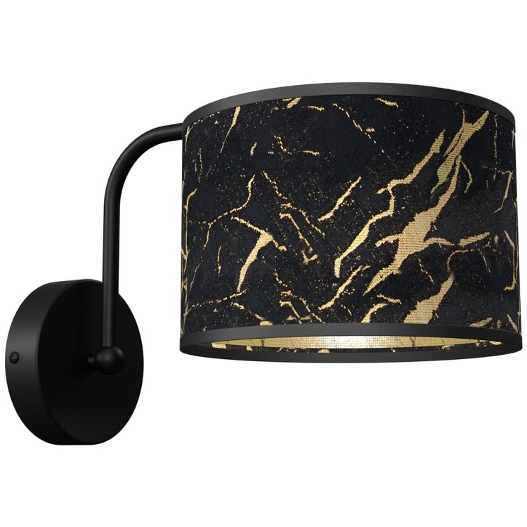 Kinkiet SENSO Black/Gold 1xE27 MLP7290 Milagro