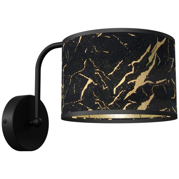 Kinkiet SENSO Black/Gold 1xE27 MLP7290 Milagro
