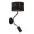 Kinkiet SENSO Black/Gold 1xE27 + 1x mini GU10 MLP7291 Milagro