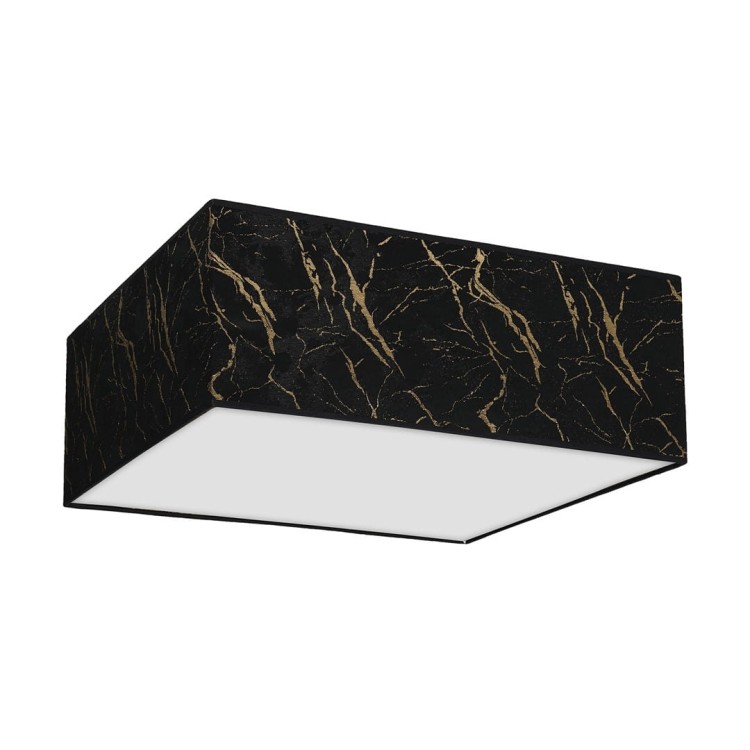Lampa sufitowa SENSO Black/Gold kwadrat 3xE27 MLP7293 Milagro