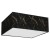 Lampa sufitowa SENSO Black/Gold kwadrat 3xE27 MLP7293 Milagro