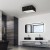 Lampa sufitowa SENSO Black/Gold kwadrat 3xE27 MLP7293 Milagro