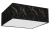 Lampa sufitowa SENSO Black/Gold kwadrat 3xE27 MLP7293 Milagro