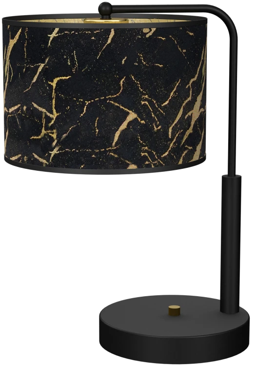 Lampka stołowa SENSO Black/Gold 1xE27 MLP7299 Milagro