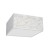 Lampa sufitowa SENSO White/Gold kwadrat 3xE27 MLP7304 Milagro