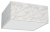 Lampa sufitowa SENSO White/Gold kwadrat 3xE27 MLP7304 Milagro