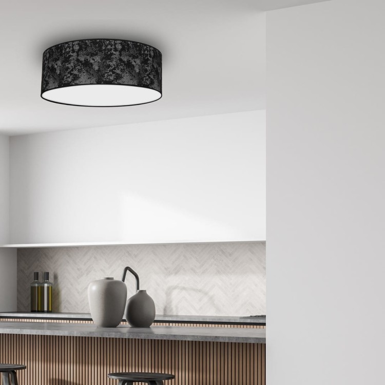 Lampa Sufitowa SATINO SILVER 3xE27  O50cm MLP7329 Milagro
