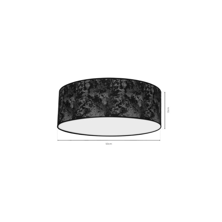 Lampa Sufitowa SATINO SILVER 3xE27  O50cm MLP7329 Milagro