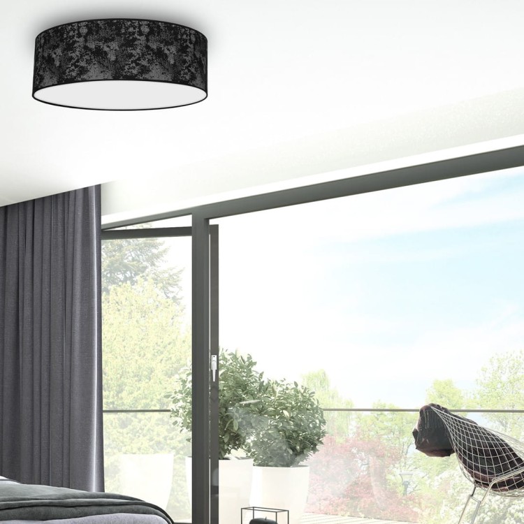 Lampa Sufitowa SATINO SILVER 3xE27 O60cm MLP7330 Milagro