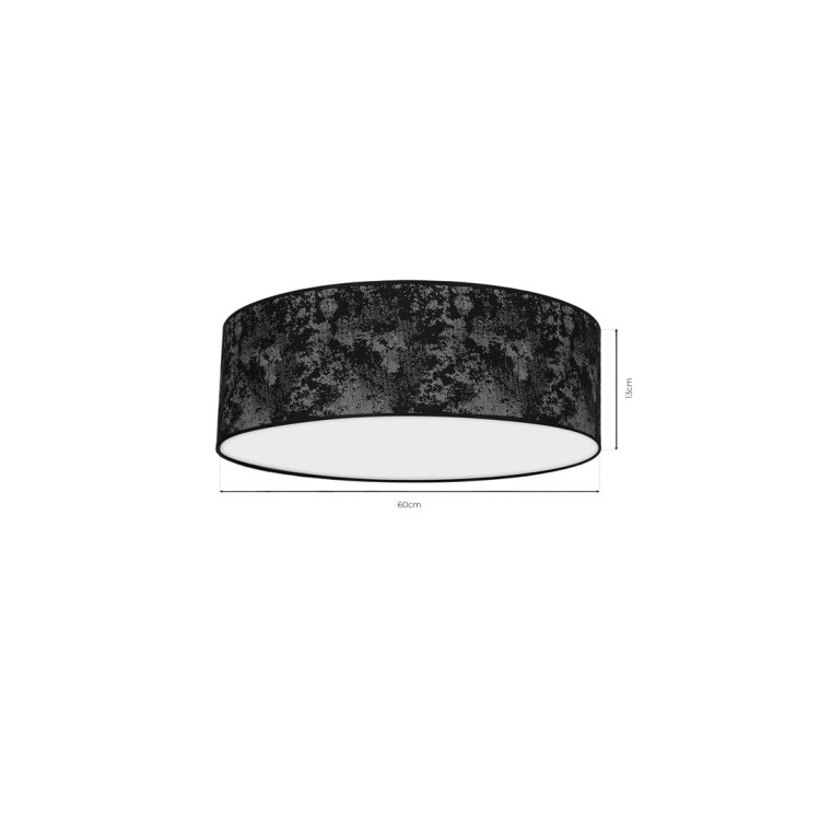 Lampa Sufitowa SATINO SILVER 3xE27 O60cm MLP7330 Milagro