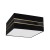 Lampa sufitowa Kwadrat ULTIMO BLACK 2xE27 MLP7336 Milagro