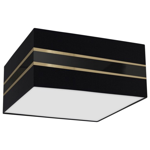 Lampa sufitowa Kwadrat ULTIMO BLACK 2xE27 MLP7336 Milagro