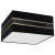 Lampa sufitowa Kwadrat ULTIMO BLACK 2xE27 MLP7336 Milagro