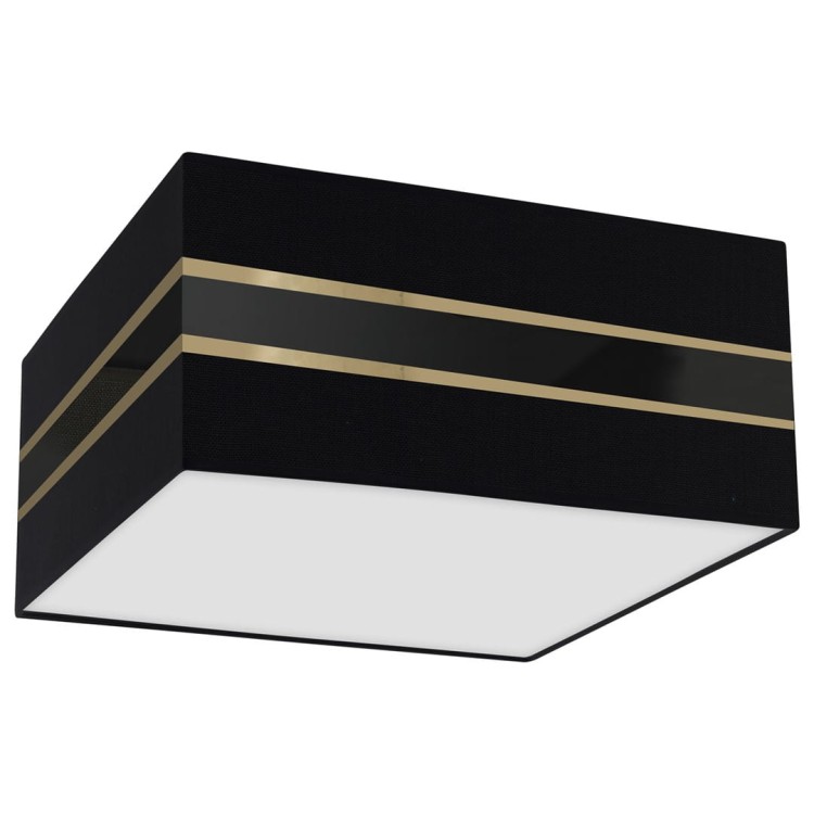 Lampa sufitowa Kwadrat ULTIMO BLACK 2xE27 MLP7336 Milagro