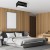 Lampa sufitowa Kwadrat ULTIMO BLACK 2xE27 MLP7336 Milagro