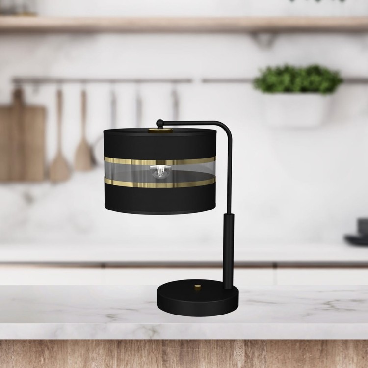 Lampka Nocna ULTIMO BLACK 1xE27 MLP7343 Milagro