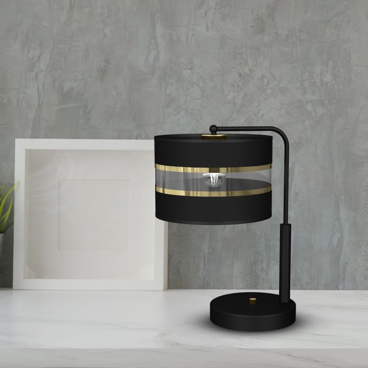 Lampka Nocna ULTIMO BLACK 1xE27 MLP7343 Milagro