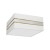 Lampa sufitowa Kwadrat ULTIMO WHITE 2xE27 MLP7347 Milagro