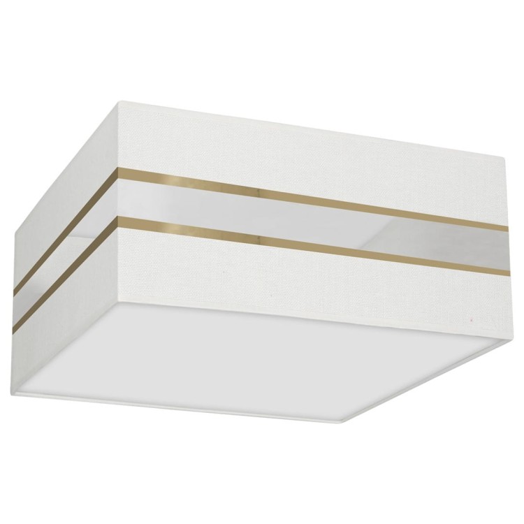 Lampa sufitowa Kwadrat ULTIMO WHITE 2xE27 MLP7347 Milagro