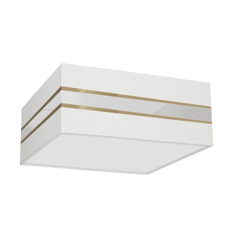 Lampa sufitowa Kwadrat ULTIMO WHITE 3xE27 MLP7348 Milagro