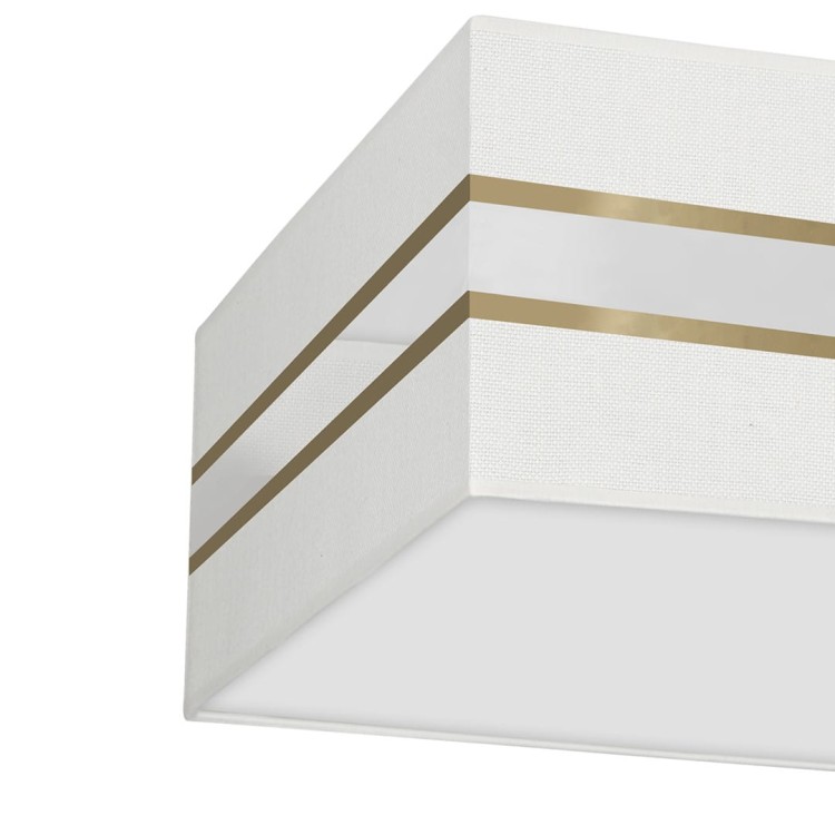 Lampa sufitowa Kwadrat ULTIMO WHITE 3xE27 MLP7348 Milagro