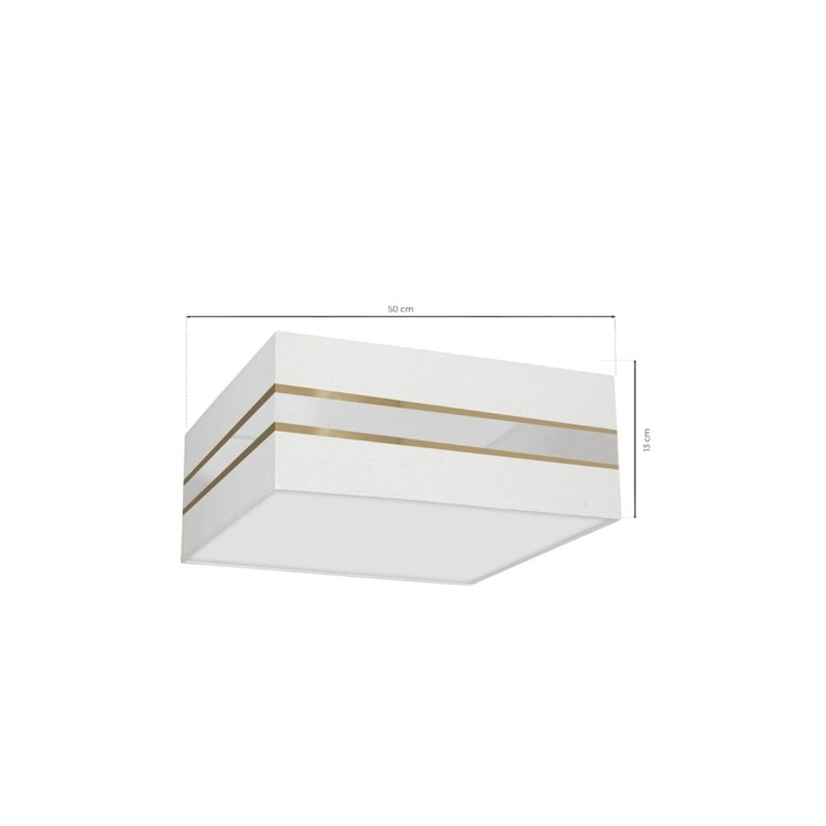 Lampa sufitowa Kwadrat ULTIMO WHITE 3xE27 MLP7348 Milagro