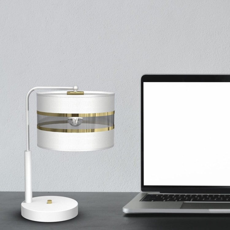 Lampka Nocna ULTIMO WHITE 1xE27 MLP7354 Milagro