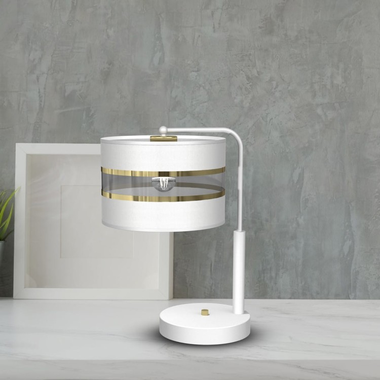 Lampka Nocna ULTIMO WHITE 1xE27 MLP7354 Milagro