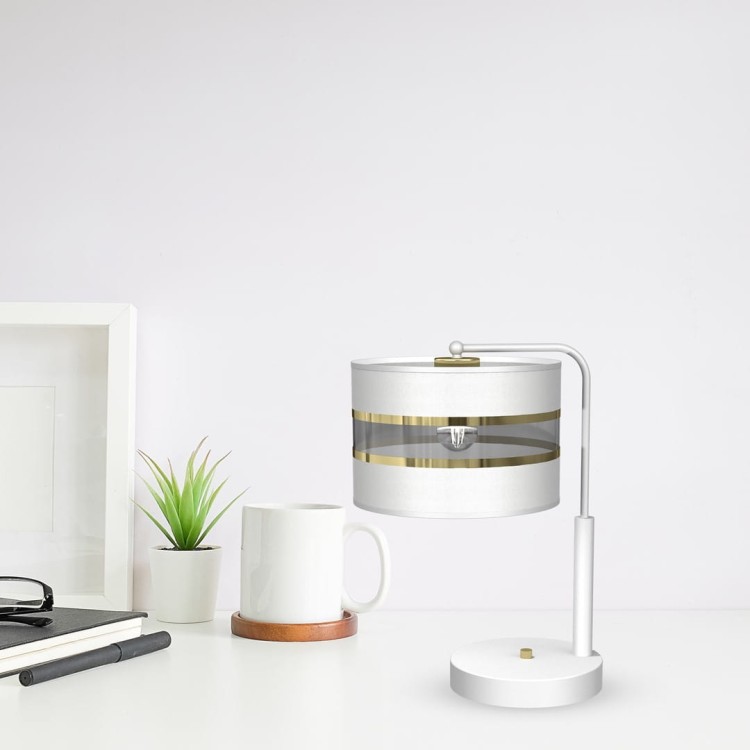 Lampka Nocna ULTIMO WHITE 1xE27 MLP7354 Milagro
