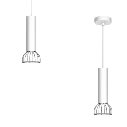Lampa Wisząca DANTE SILVER 1x mini GU10 MLP7365 Milagro