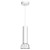 Lampa Wisząca DANTE SILVER 1x mini GU10 MLP7365 Milagro