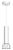 Lampa Wisząca DANTE SILVER 1x mini GU10 MLP7365 Milagro