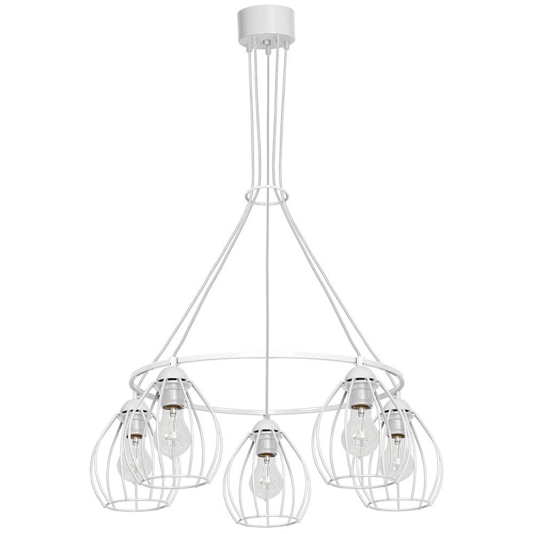 Lampa Wisząca DON WHITE 5xE27 MLP744 Milagro