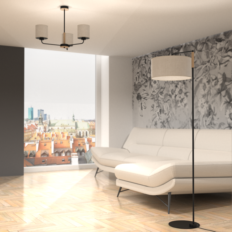 Lampa Podłogowa ATLANTA 1xE27 MLP7454 Milagro
