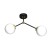 Lampa sufitowa JOY BLACK / GOLD 2xE14 MLP7459 Milagro