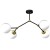 Lampa sufitowa JOY BLACK / GOLD 4xE14 MLP7461 Milagro