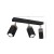 Lampa sufitowa SOLO SAWN BLACK / PATINATED WOOD 3x mini GU10 MLP7473 Milagro