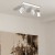 Lampa sufitowa SOLO SAWN WHITE / PATINATED WOOD 3x mini GU10 MLP7479 Milagro