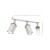 Lampa sufitowa SOLO SAWN WHITE / PATINATED WOOD 3x mini GU10 MLP7479 Milagro
